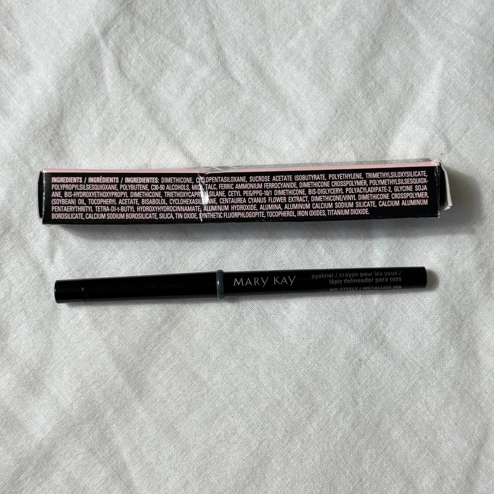 Mary Kay Eyeliner Women's 0.01 oz MK Steely Metallic Gray Pencil Makeup